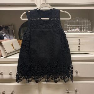 Gorgeous black lace Hunter Bell top